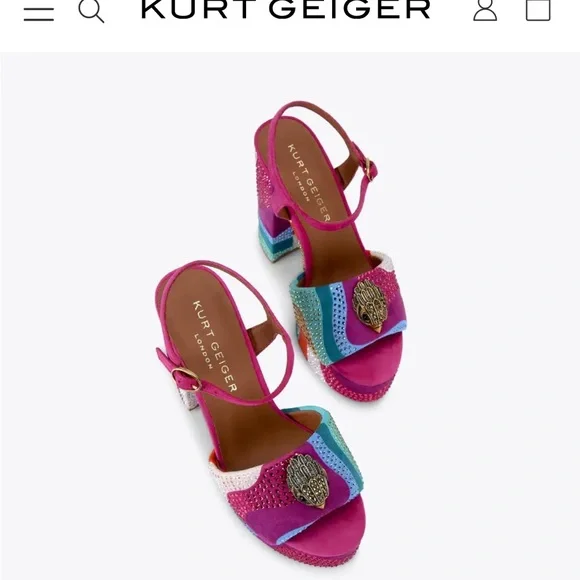 KURT GEIGER KENSINGTON PLATFORM HEEL - Picture 3 of 9